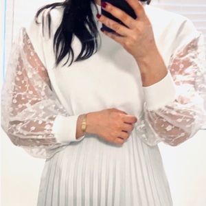 ZARA COMBINED ORGANZA TOP